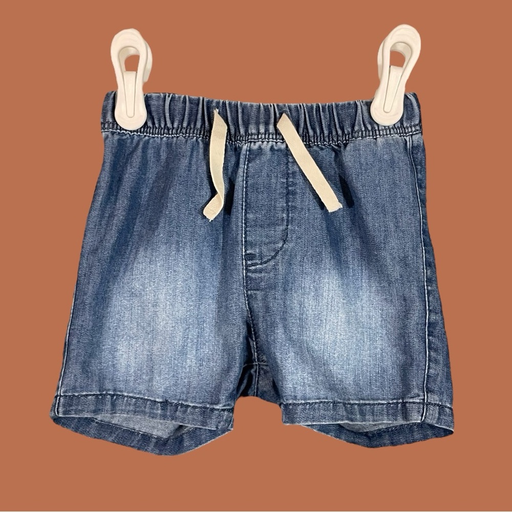 H&M Infant Boys Blue Denim Jean Shorts Size 9 Months